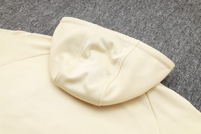 PSG 23-24 Half-Zip Hoodie Apricot - 图片 3