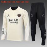 PSG 23-24 Half Zip Jacket Kids Yellow - 图片 2
