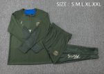 Paris Saint-Germain 23-24 Half-Zip Jacket Dark Green - 图片 2