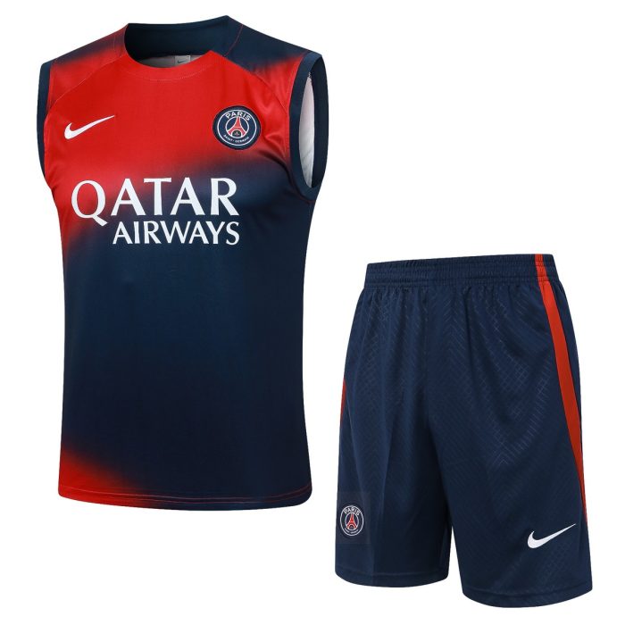 Paris Saint-Germain 23/24 Red Spray Print Vest - 图片 8