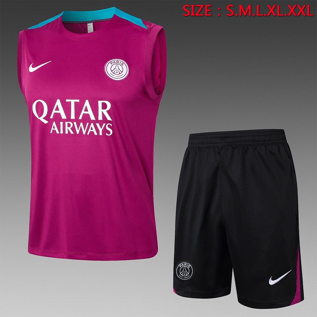Paris Saint-Germain 24-25 Purple Red Vest