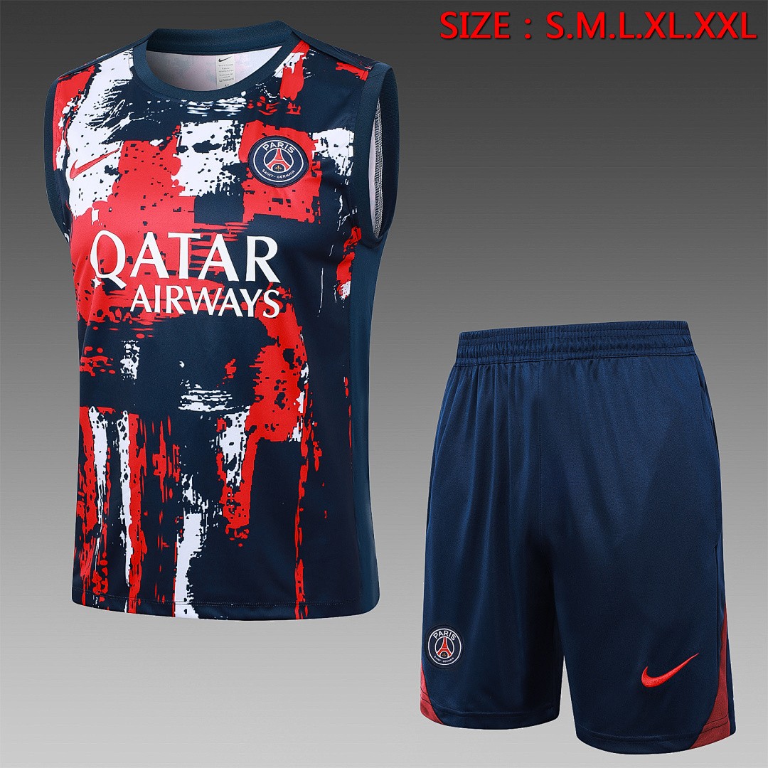Paris Saint-Germain 24-25 Blue Splatter Vest