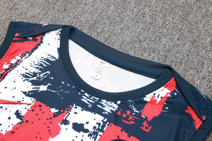 Paris Saint-Germain 24-25 Blue Splatter Vest - 图片 6