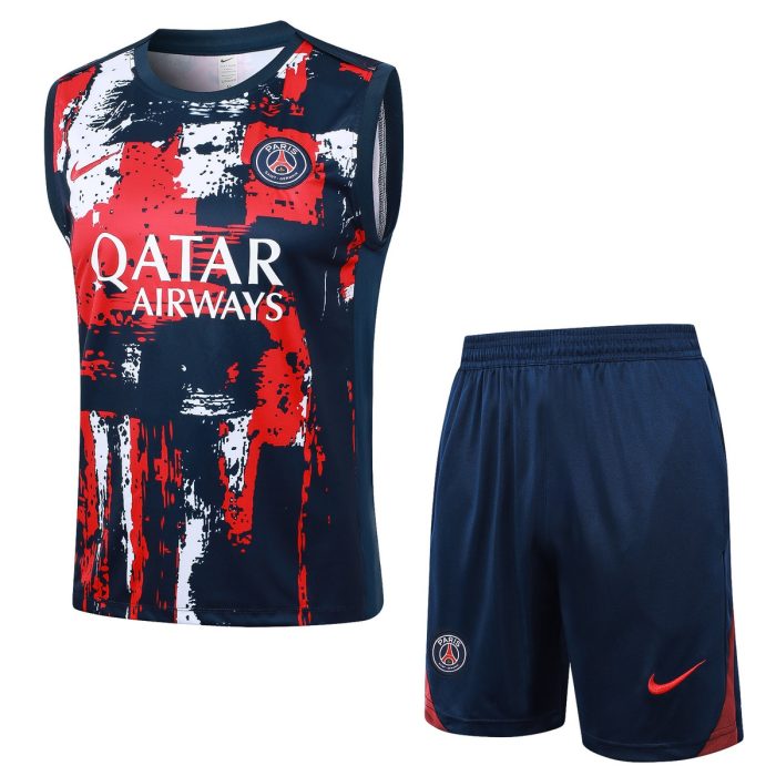 Paris Saint-Germain 24-25 Blue Splatter Vest - 图片 8