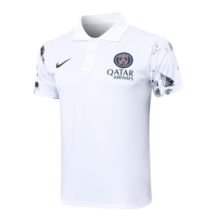 Paris Saint-Germain 24-25 White Splatter Polo Shirt - 图片 8