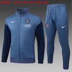 Paris Saint-Germain (PSG) Grey Children's Long Zipper Jacket