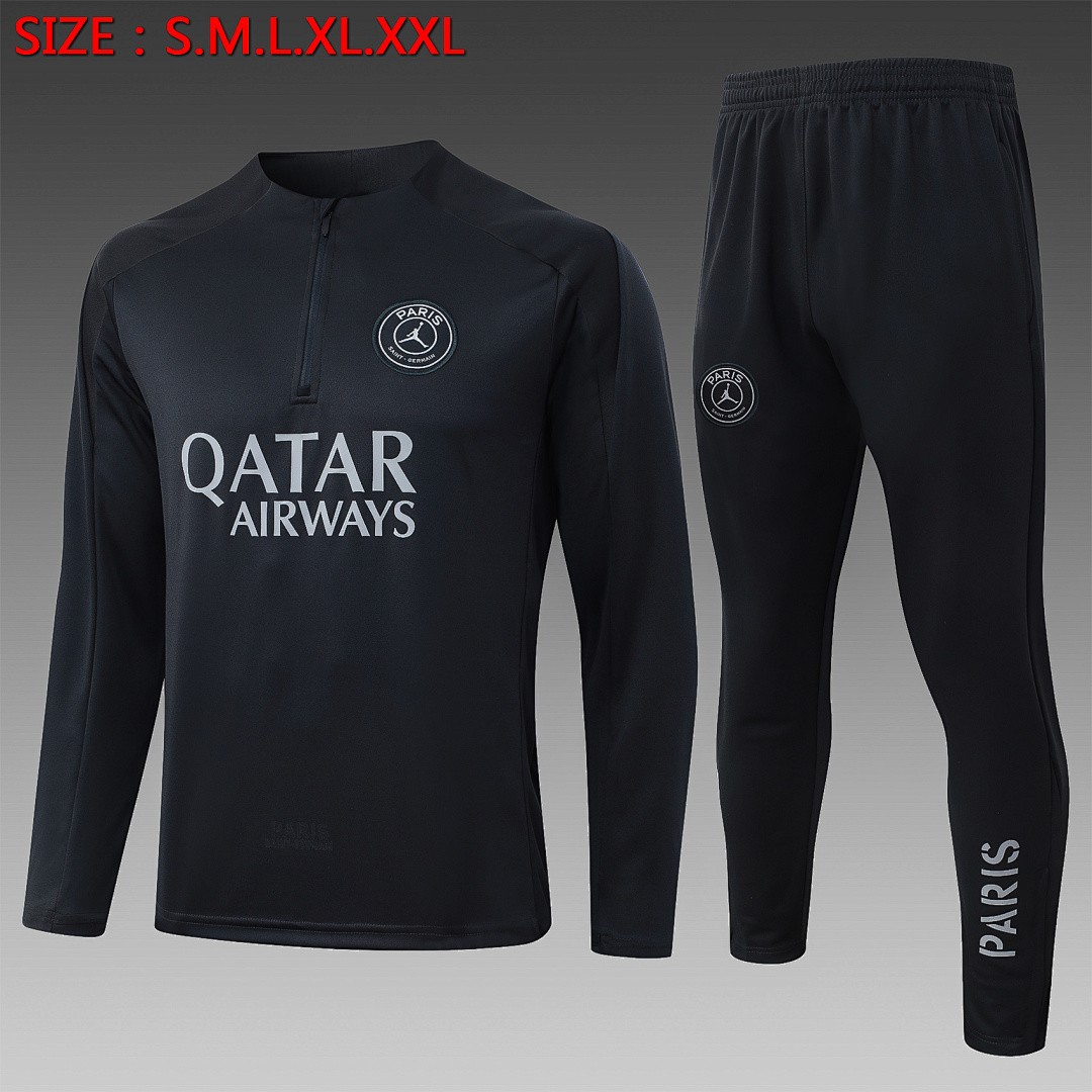 Paris Saint-Germain 25/26 Half-Zip Jacket Dark Gray