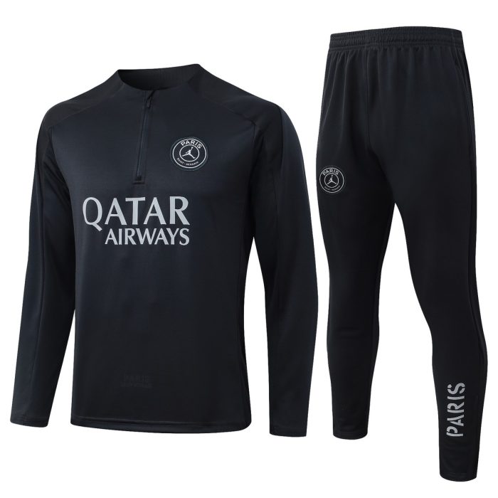 Paris Saint-Germain 25/26 Half-Zip Jacket Dark Gray - 图片 8