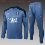 Paris Saint-Germain 2025/26 Half-Zip Jacket Grey Kids - 图片 2