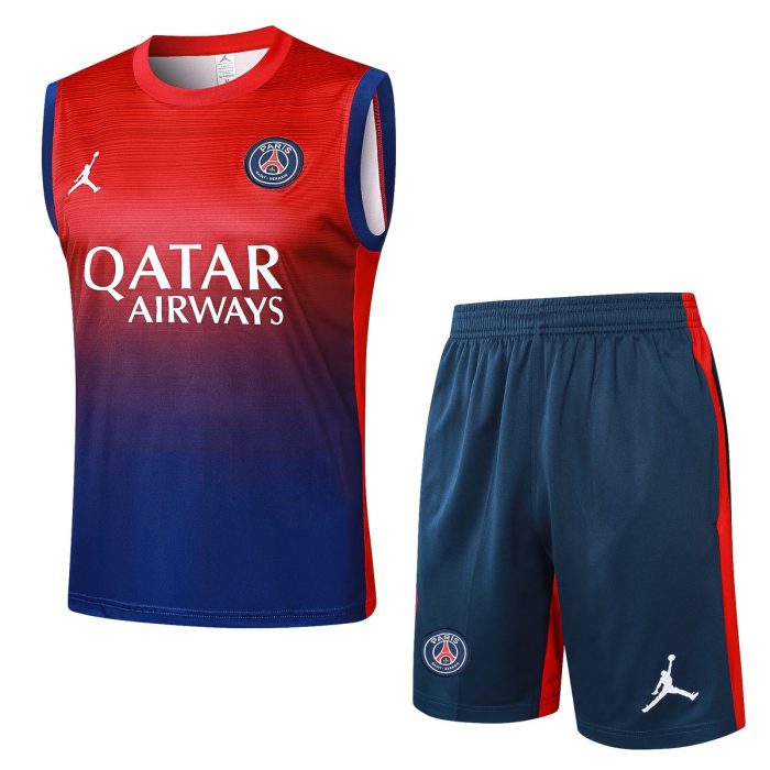 Paris Saint-Germain 24/25 Vest Red Blue Spray - 图片 3