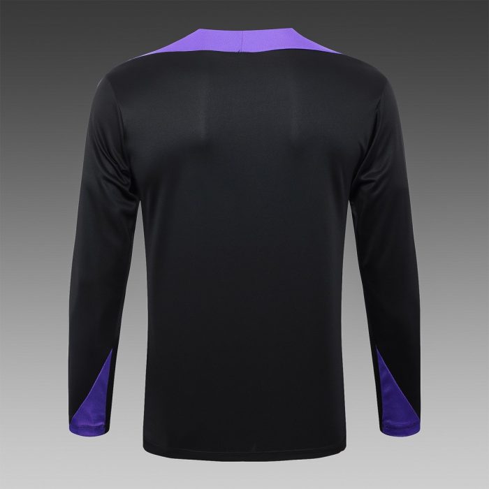 PSG 24-25 Jordan Black Half-Zip Jacket - 图片 8