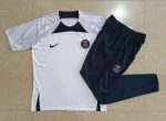 Nike Paris Saint-Germain 22-23 White Short Sleeve Training Suit with Pants - 图片 9