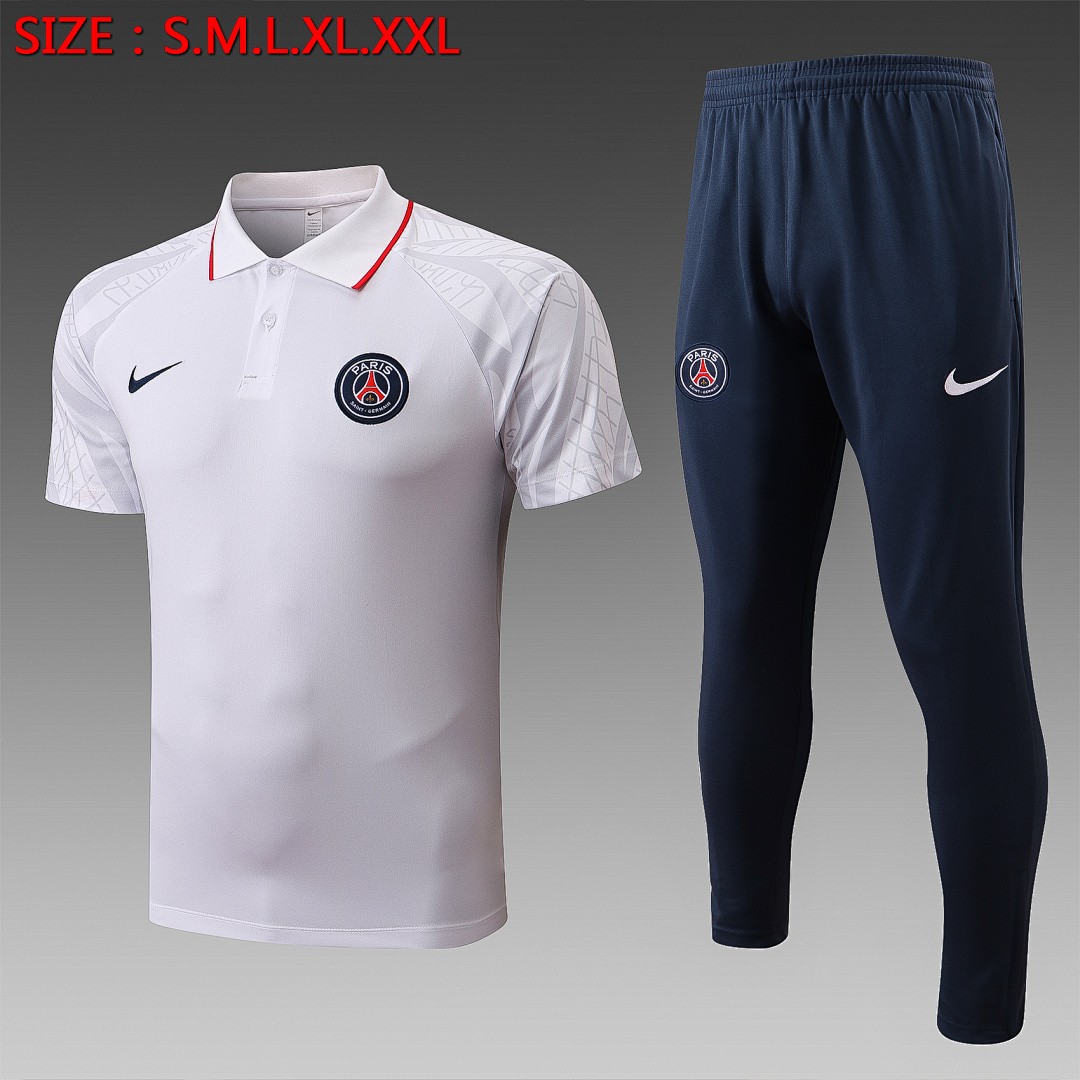 Nike Paris Saint-Germain 22/23 White Polo