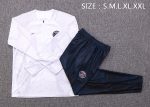 PSG 22-23 White Half-Zip Jacket (Spray Print) - 图片 2