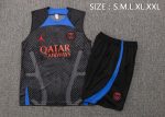 PSG 22/23 Jordan Black Vest (Spray Ink) - 图片 2