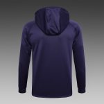PSG 23-24 Half-Zip Hoodie Dark Purple - 图片 8