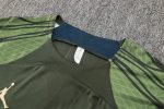 Paris Saint-Germain 24-25 Jordan Dark Green Short Sleeve Training Shirt - 图片 6