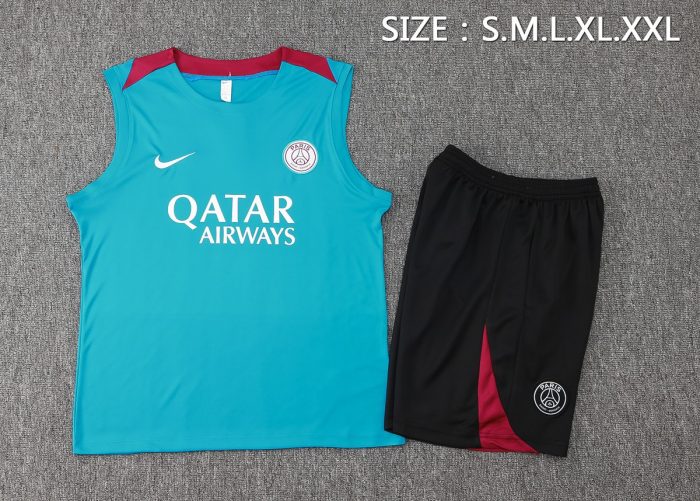 Paris Saint-Germain 24/25 Vest Lake Blue - 图片 2