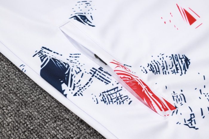 Paris Saint-Germain 24/25 White Spray Print Long Zip Jacket - 图片 4