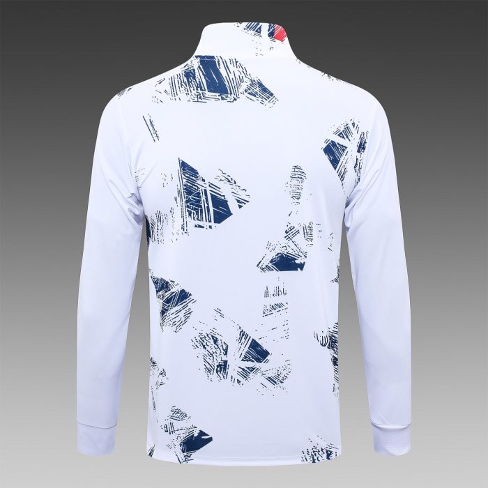 Paris Saint-Germain 24/25 White Spray Print Long Zip Jacket - 图片 7