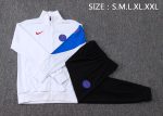 PSG 2025/26 Long Zip Jacket White - 图片 2