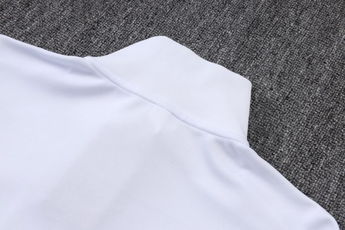 PSG 2025/26 Long Zip Jacket White - 图片 3
