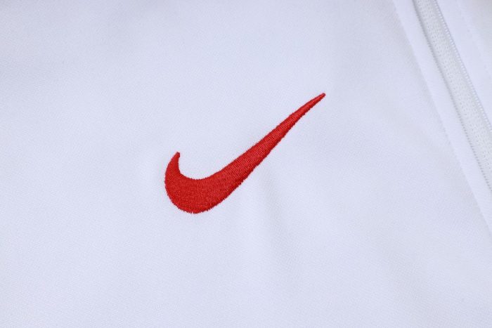 PSG 2025/26 Long Zip Jacket White - 图片 6