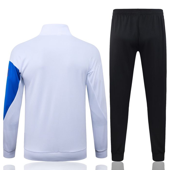 PSG 2025/26 Long Zip Jacket White - 图片 7
