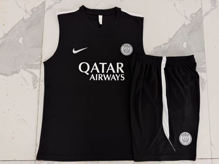 Paris Saint-Germain 26/27 Black Short Sleeve Training Shirt - 图片 2