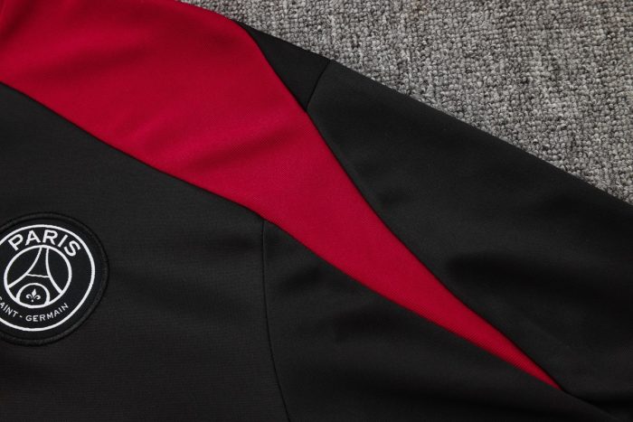 PSG 24-25 Black Half-Zip Jacket - 图片 6
