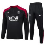 PSG 24-25 Black Half-Zip Jacket - 图片 8