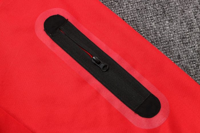Nike Paris Saint-Germain 22/23 Red Long Zip Jacket with Hood - 图片 6
