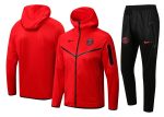 Nike Paris Saint-Germain 22/23 Red Long Zip Jacket with Hood - 图片 8