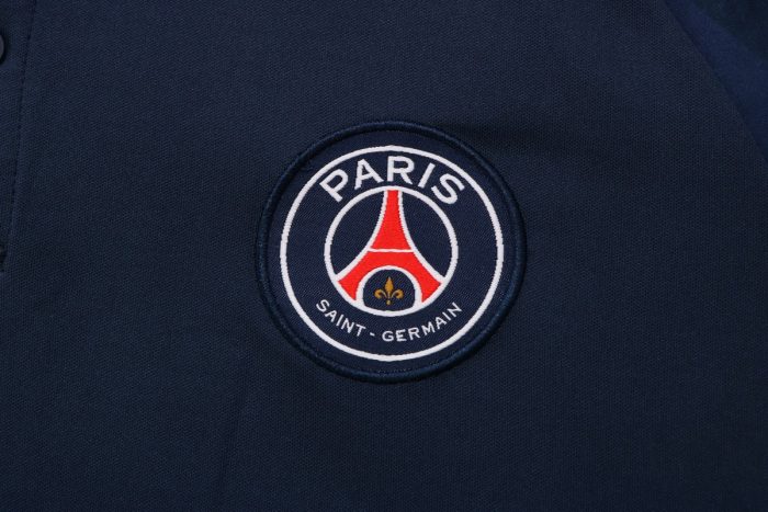 Nike Paris Saint-Germain 22/23 Polo Shirt Navy Blue - 图片 5