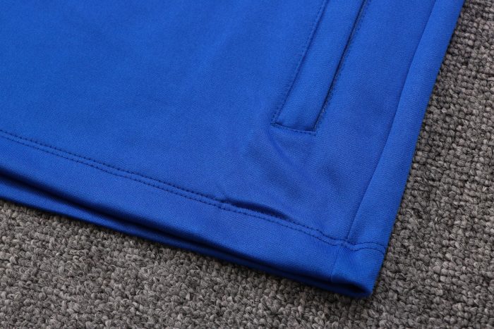 PSG 22/23 Long Zipper Jacket Colorful Blue - 图片 4