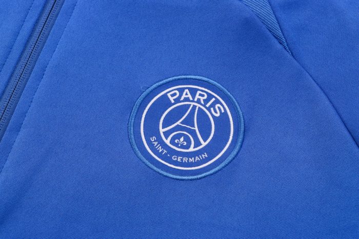 PSG 22/23 Long Zipper Jacket Colorful Blue - 图片 7