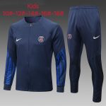 PSG 22/23 Long Sleeve Kids Jersey Blue - 图片 2