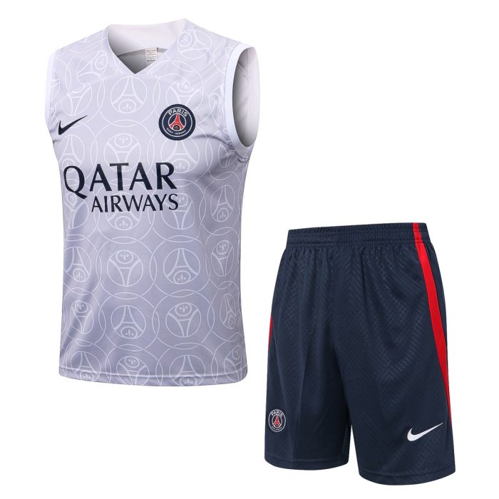 PSG 2022-2023 White Vest (Full Body Spray Ink) - 图片 8