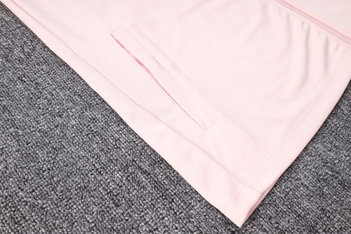 PSG 22/23 Pink Long Zipper Jacket - 图片 4