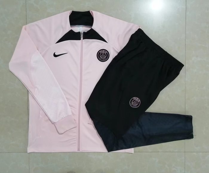PSG 22/23 Pink Long Zipper Jacket - 图片 9