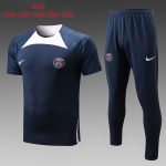 PSG 2022-2023 Navy Blue Kids Training T-Shirt - 图片 2