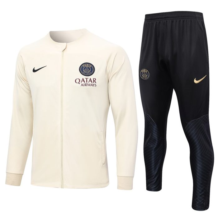 PSG 23-24 Long Zipper Jacket Apricot - 图片 8