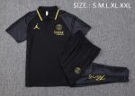 PSG 23/24 Jordan Polo Shirt Black - 图片 2