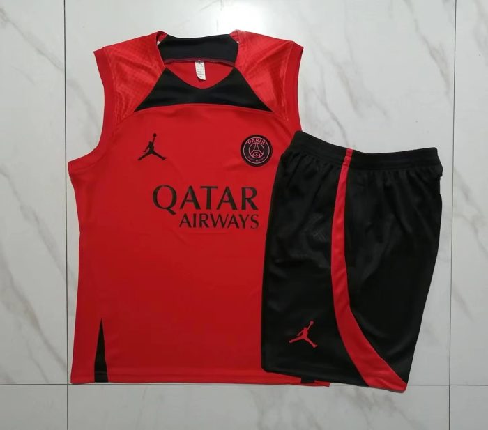 PSG 23/24 Jordan Red Vest - 图片 9