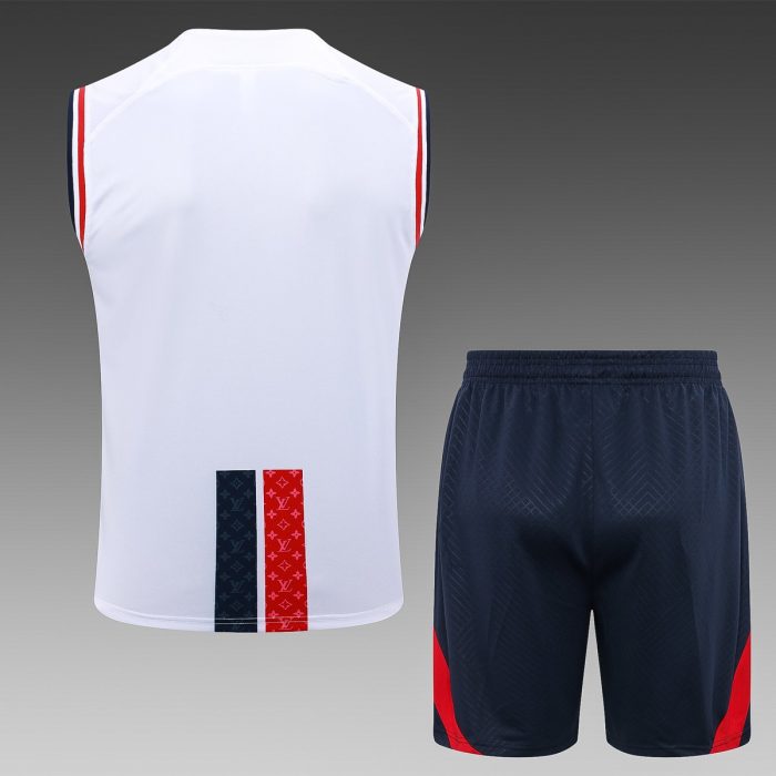PSG 23/24 Jordan White Vest - 图片 2