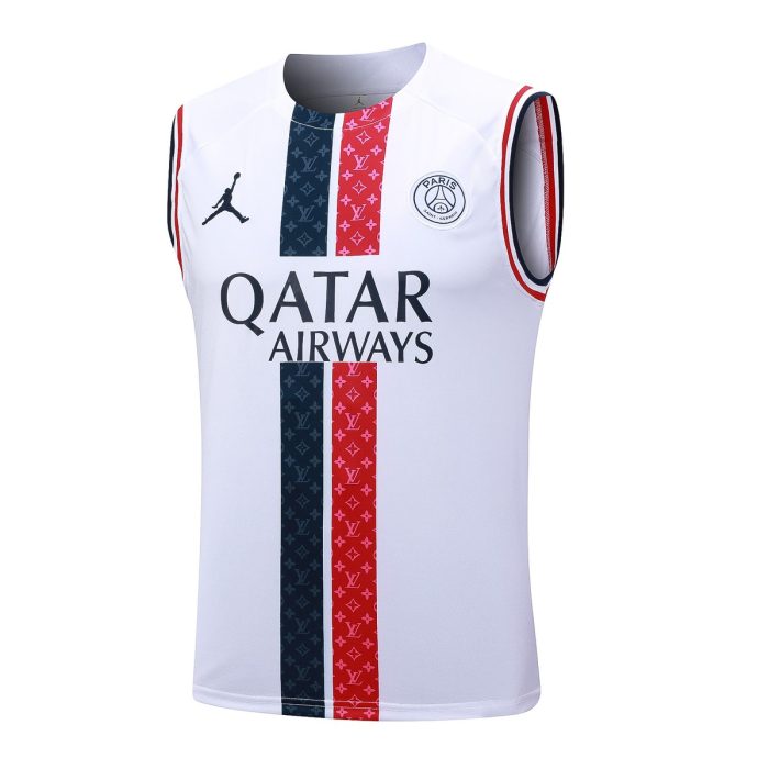 PSG 23/24 Jordan White Vest - 图片 4