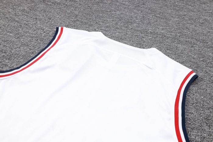 PSG 23/24 Jordan White Vest - 图片 6