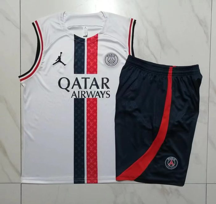 PSG 23/24 Jordan White Vest - 图片 9