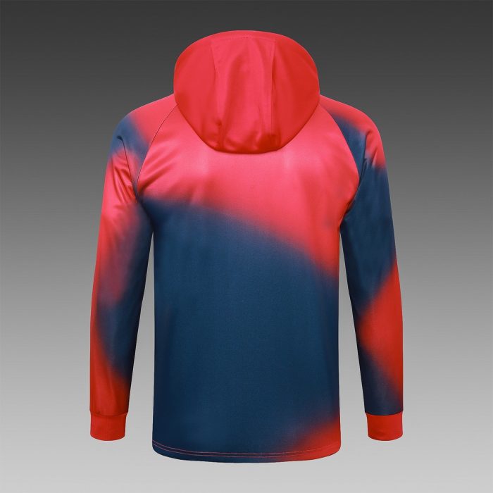 PSG 23-24 Half-Zip Hoodie Red - 图片 8
