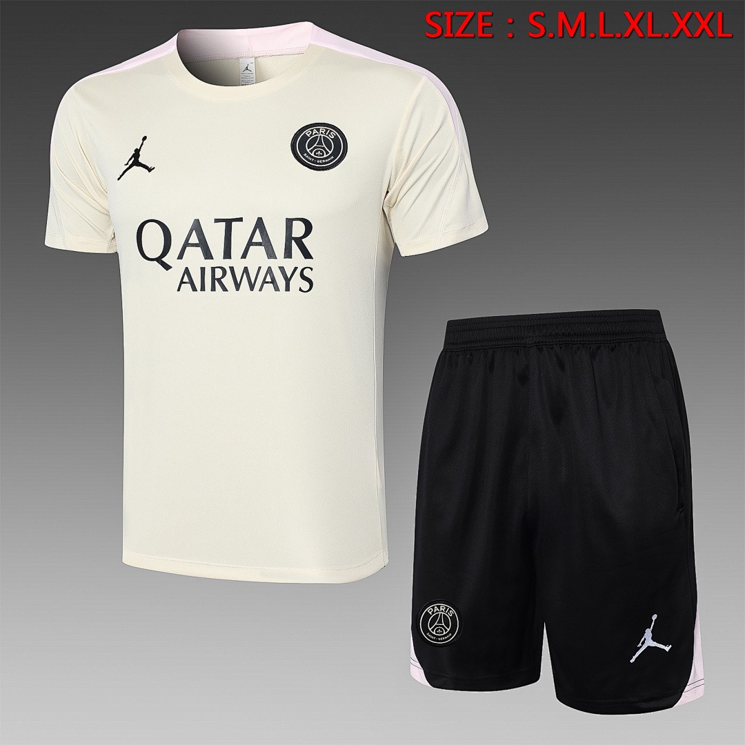 Paris Saint-Germain 24-25 Apricot Short Sleeve Training Shirt
